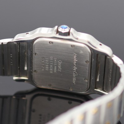 27125024f - CARTIER Armbanduhr Santos Galbee Referenz 187901, Schweiz um 1995, quarz, Edelstahl/Gold ...