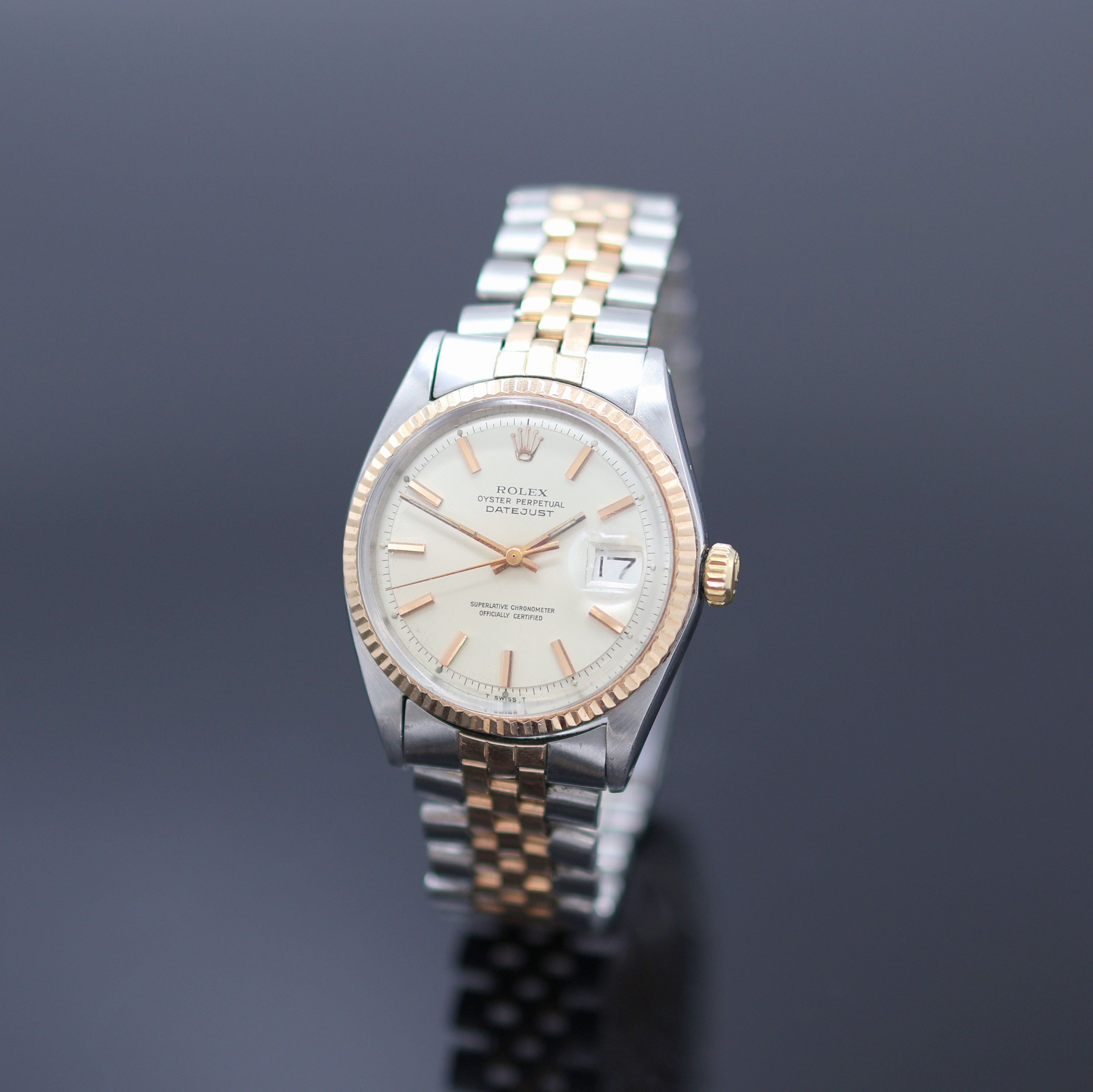 Image 27125329 - ROLEX Oyster Perpetual Datejust Armbanduhr Referenz 1601, Schweiz um 1970, Automatik, ...