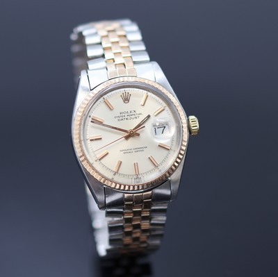 27125329b - ROLEX Oyster Perpetual Datejust Armbanduhr Referenz 1601, Schweiz um 1970, Automatik, ...