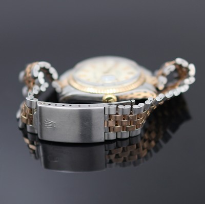 27125329c - ROLEX Oyster Perpetual Datejust Armbanduhr Referenz 1601, Schweiz um 1970, Automatik, ...