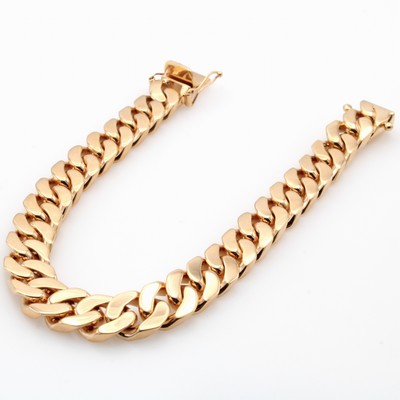 27125388a - Panzerarmband, RG 585/000, Kastenschl. m. Sicherheitsachten, B. ca. 8 mm, L. ca. 19 cm