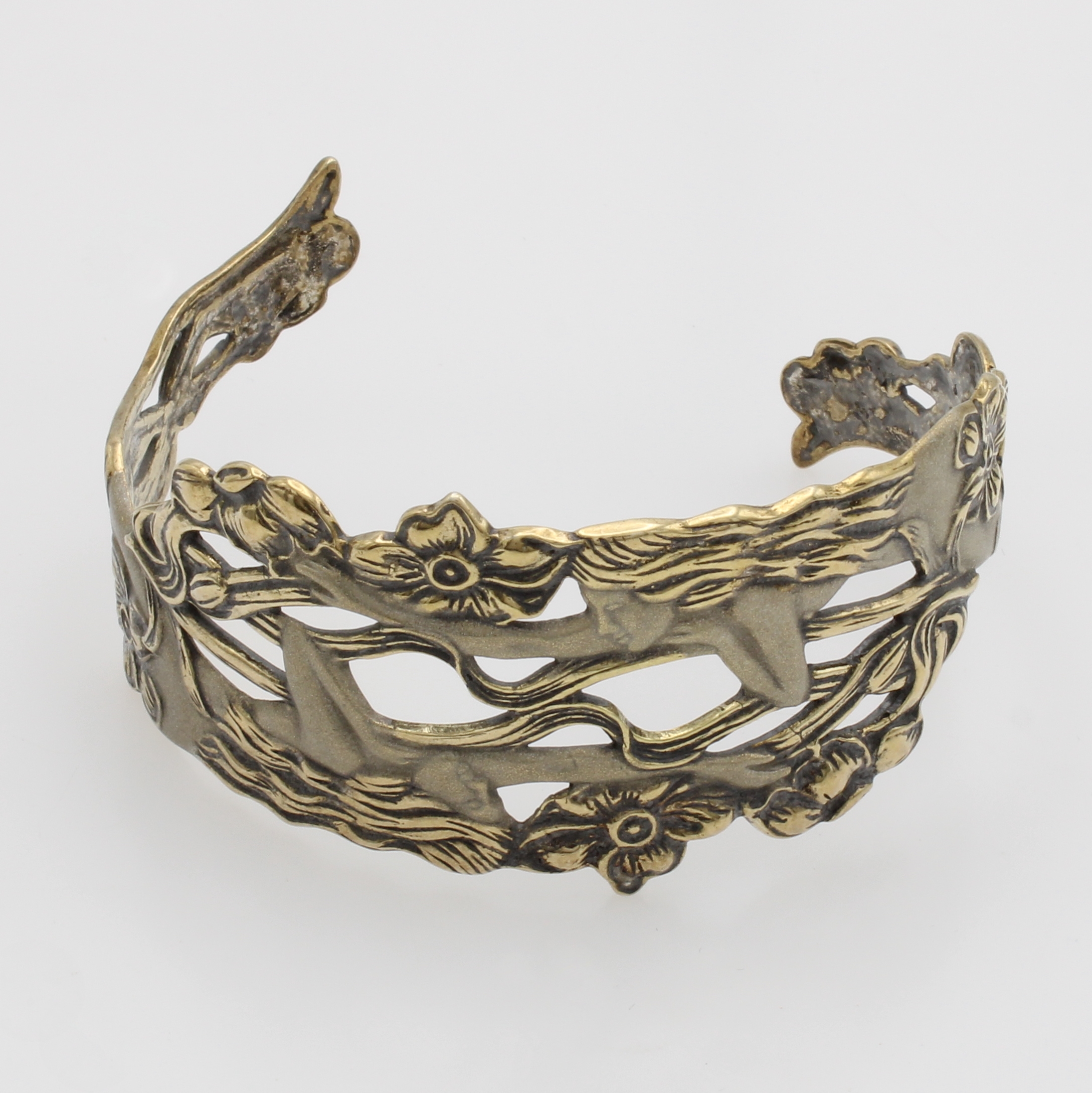 Image 27125447 - Armspange im Art Nouveau Stil, 925er Silber,Darstellung zweier Frauenkörper mit ...