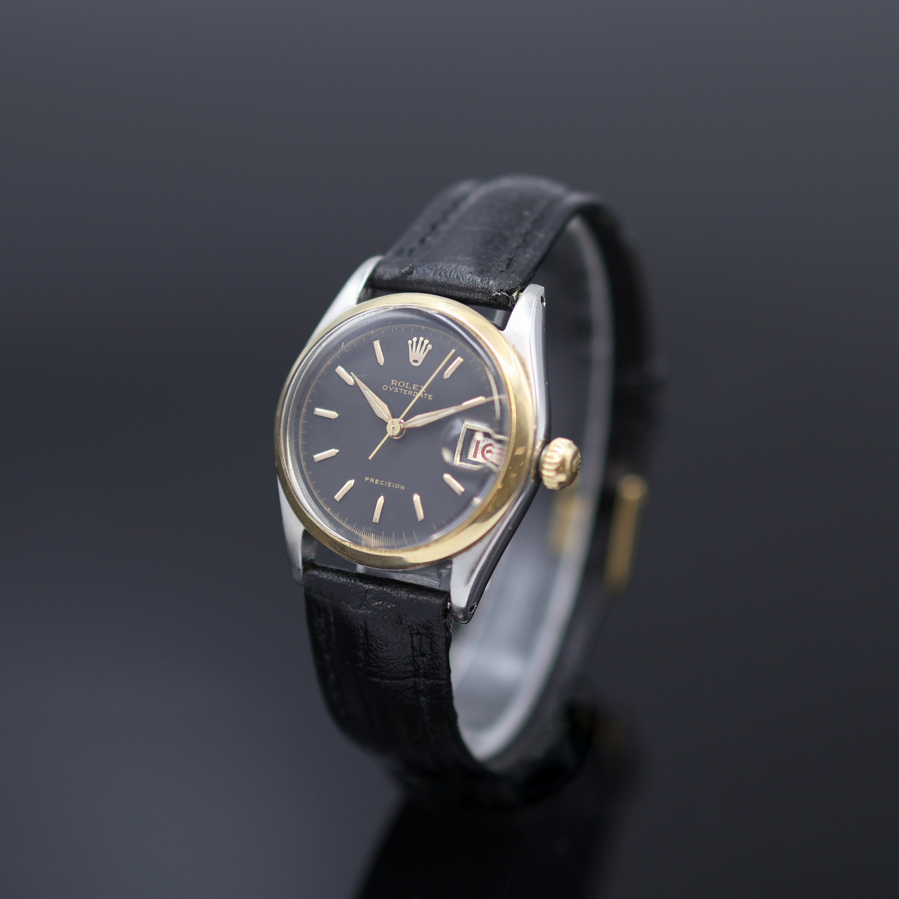 Image 27125455 - ROLEX Oysterdate Precision Armbanduhr in Referenz 6466, Schweiz IV Quartal 1957, ...