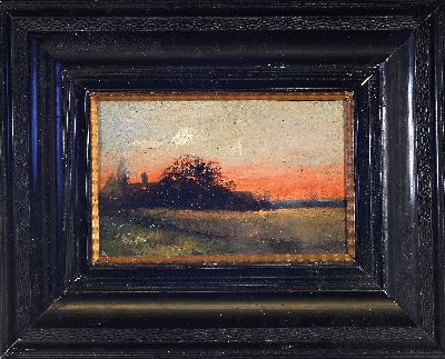 27125452k - Anton Windmaier, 1840 Pfarrkirchen-1896 München, Weite Landschaft mit Baumgruppe im ...