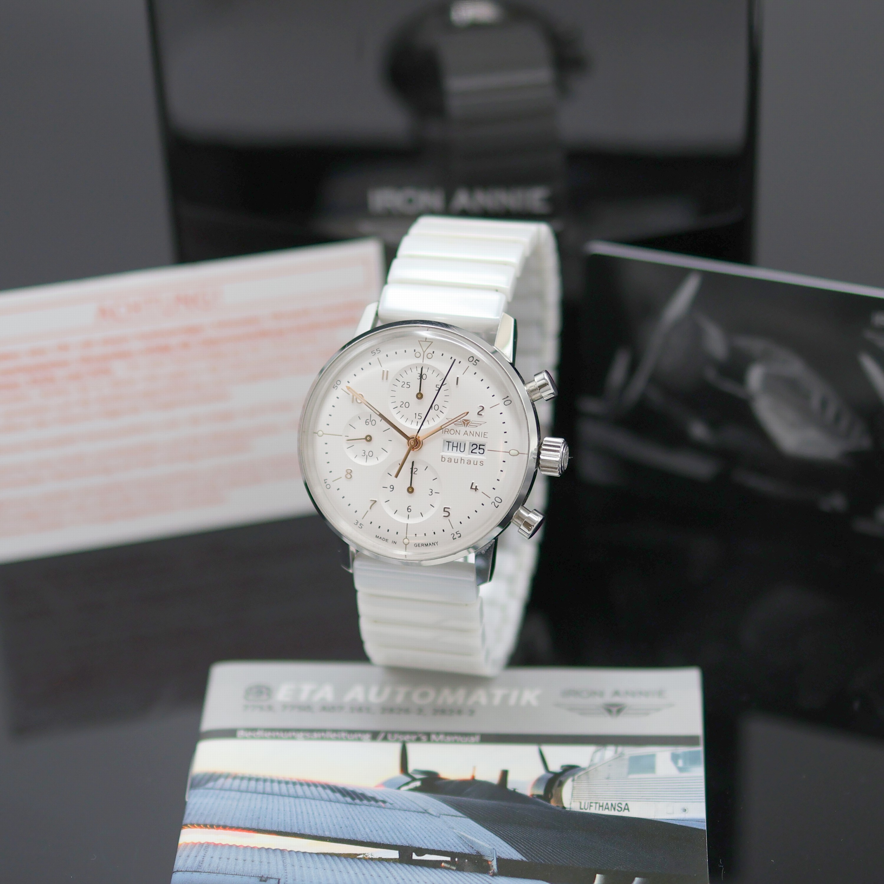 Image 27125557 - IRON ANNIE Armbandchronograph Bauhaus Referenz 5018-4, Automatik, Deutschland/Schweiz um ...