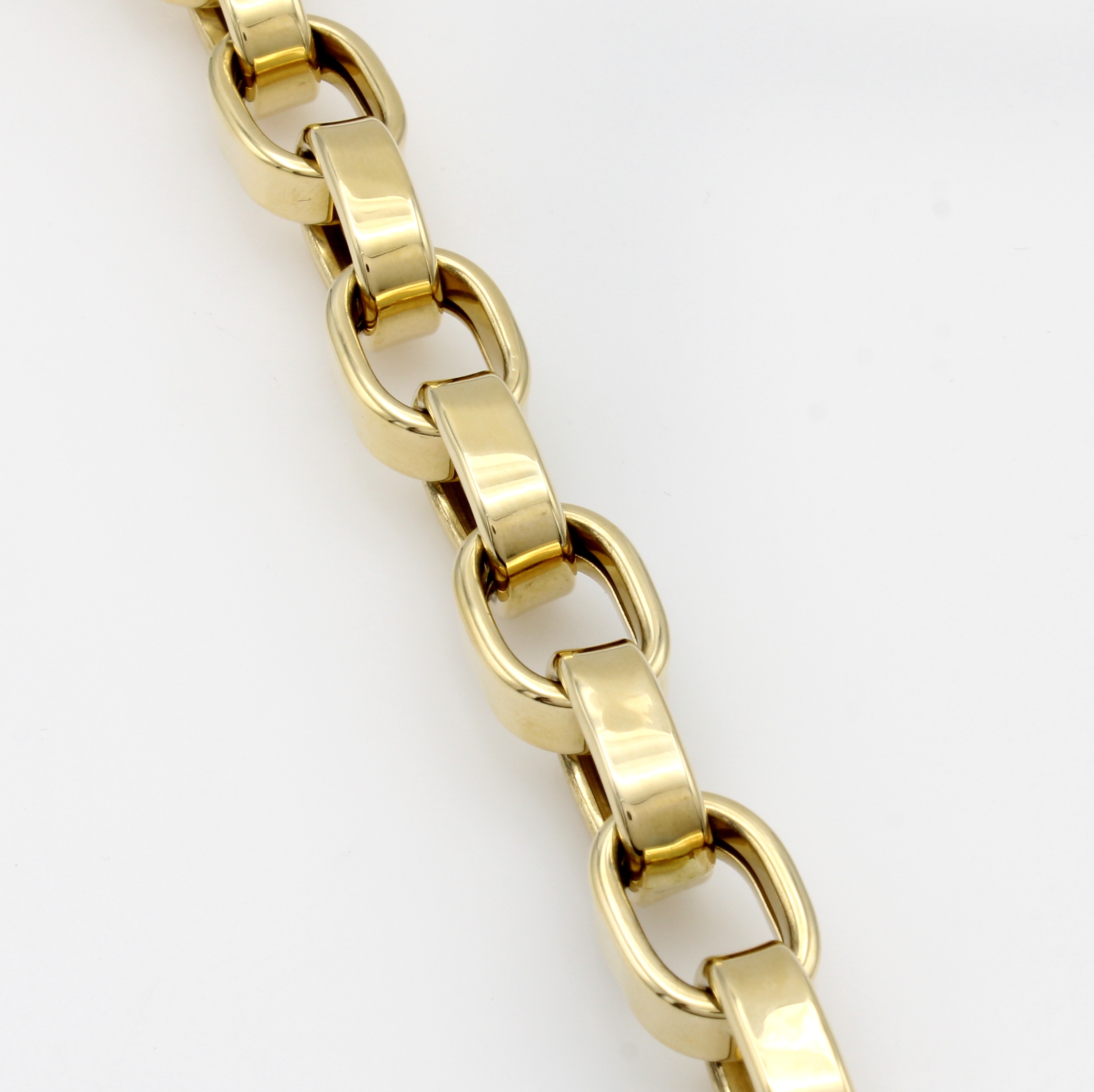 Image 27125558 - Armband im modernen Ankermuster, GG 585/000, verdeckte Klappschließe, B. ca. 13 mm, L. ...