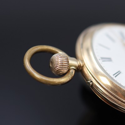 27125505b - WUILLEUMIER-ROBERT & FILS offene Herrentaschenuhr in RoseG 585/000, Schweiz um 1900, ...