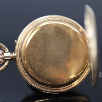 27125505d - WUILLEUMIER-ROBERT & FILS offene Herrentaschenuhr in RoseG 585/000, Schweiz um 1900, ...