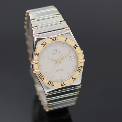 27125556b - OMEGA Herrenarmbanduhr Constellation Referenz 396.1070 / 396.1080, Schweiz um 1990, ...