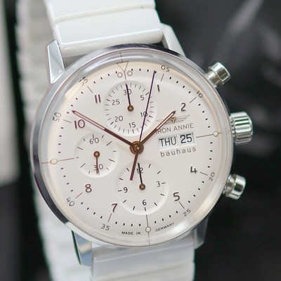 27125557b - IRON ANNIE Armbandchronograph Bauhaus Referenz 5018-4, Automatik, Deutschland/Schweiz um ...