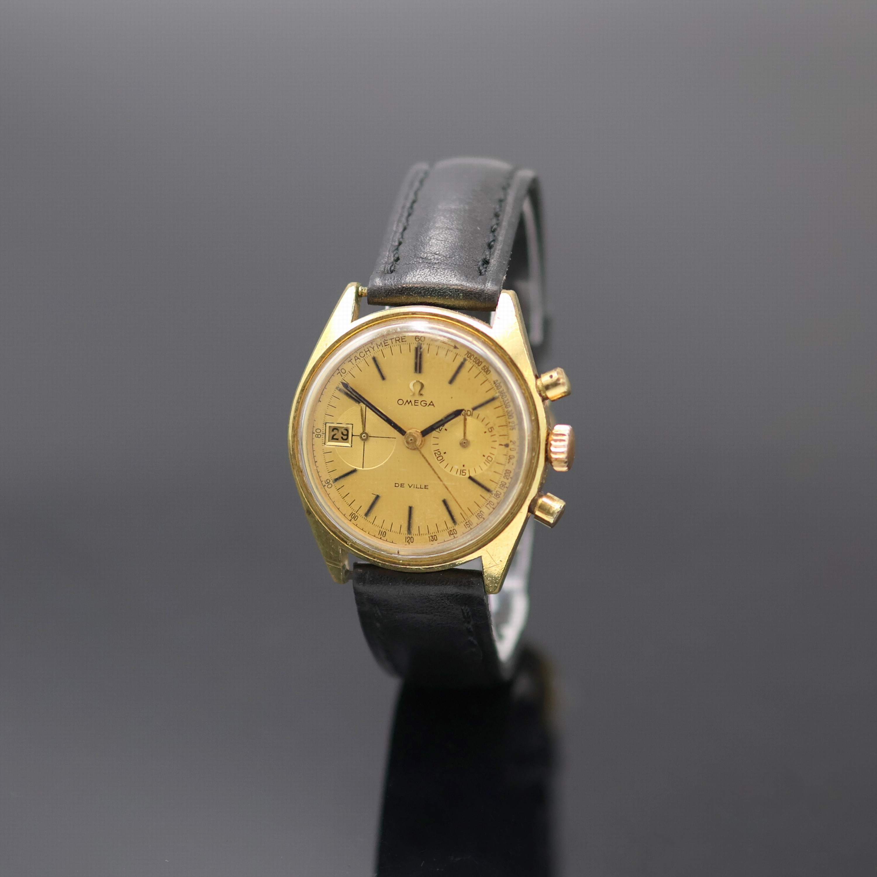 Image 27125664 - OMEGA De Ville Armbandchronograph mit Datum Referenz 146.017, Handaufzug, Schweiz um ...
