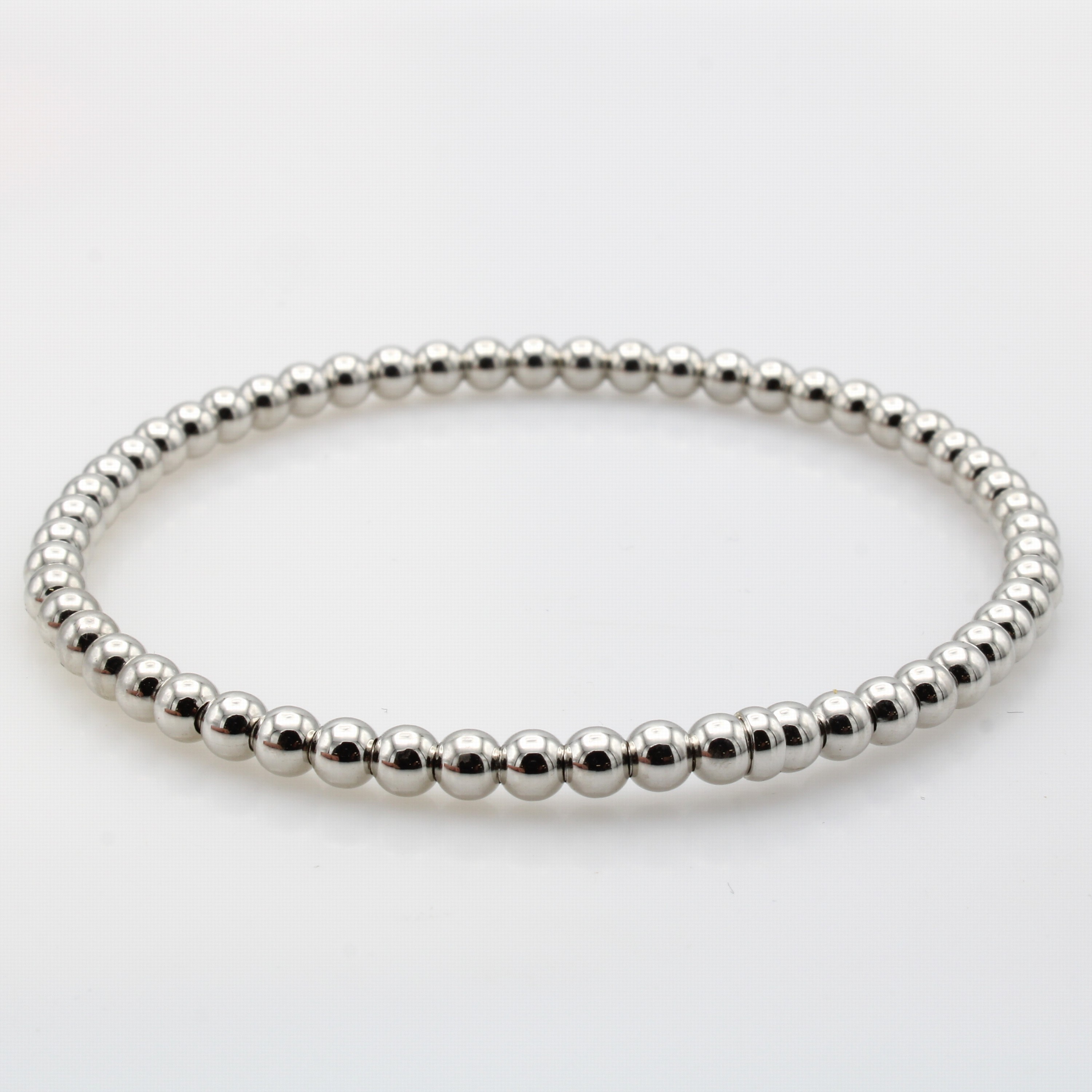 Image 27125678 - Flexibles Kugelarmband, WG 585/000, Kugeld. ca. 4 mm, D. ca. 6 cm