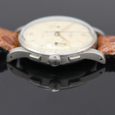 27125668c - UNIVERSAL GENEVE Uni-Compax Schaltradchronograph in Edelstahl Referenz 22431, Schweiz ...