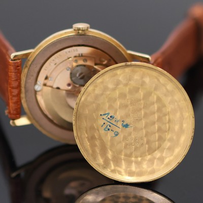 27125673g - AVIA King Armbanduhr in RG 750/000, Automatik, Schweiz um 1950, 2-teil. Geh., Boden ...