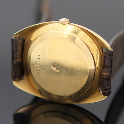27125674e - ZENITH Herrenarmbanduhr in GG 750/000, Schweiz um 1968, Automatik,2-teil. Geh., Boden ...
