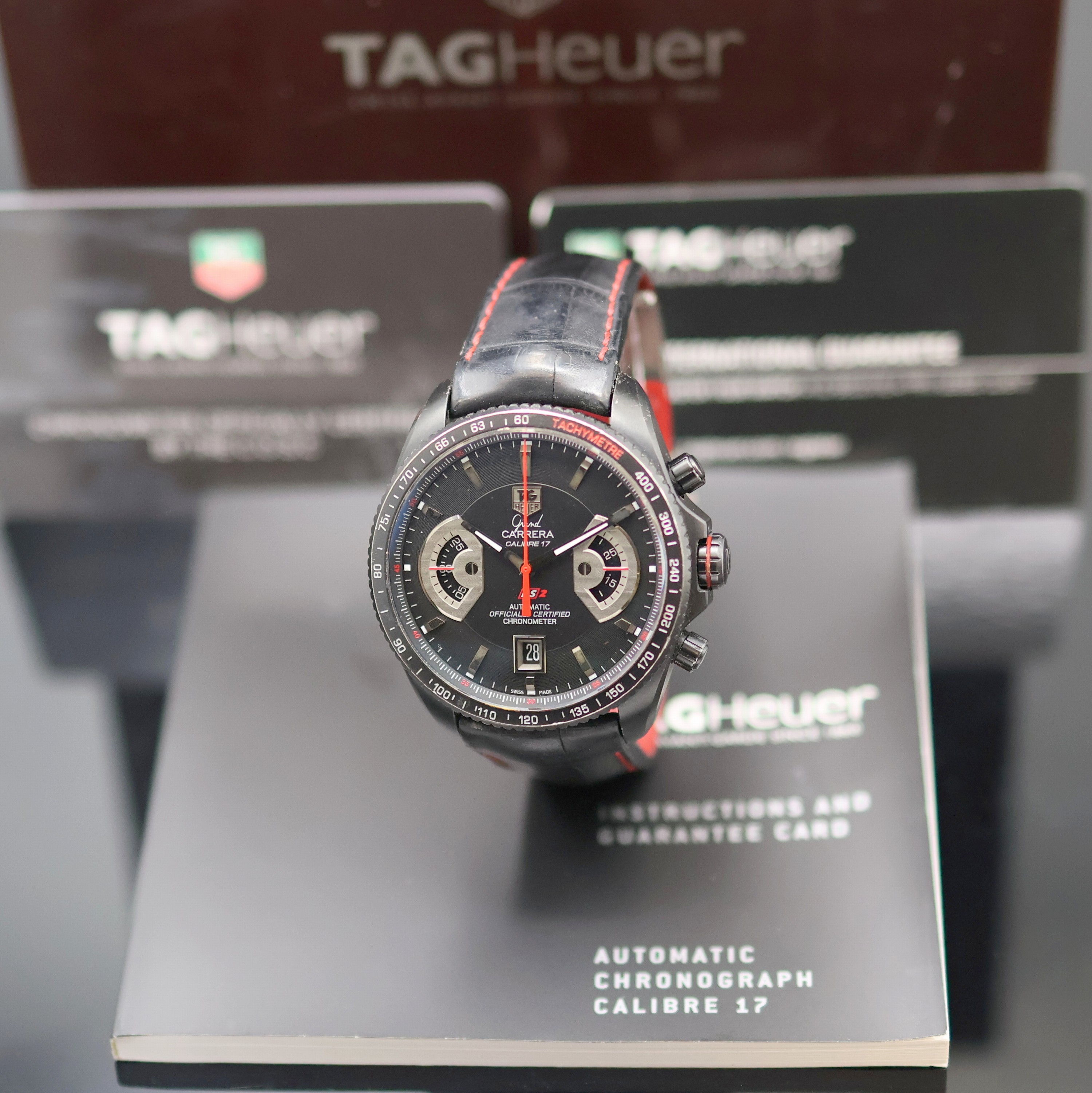 Image 27125783 - TAG HEUER Grand Carrera RS 2 Calibre 17 Chronometer Herrenchronograph Referenz CAV518B, ...