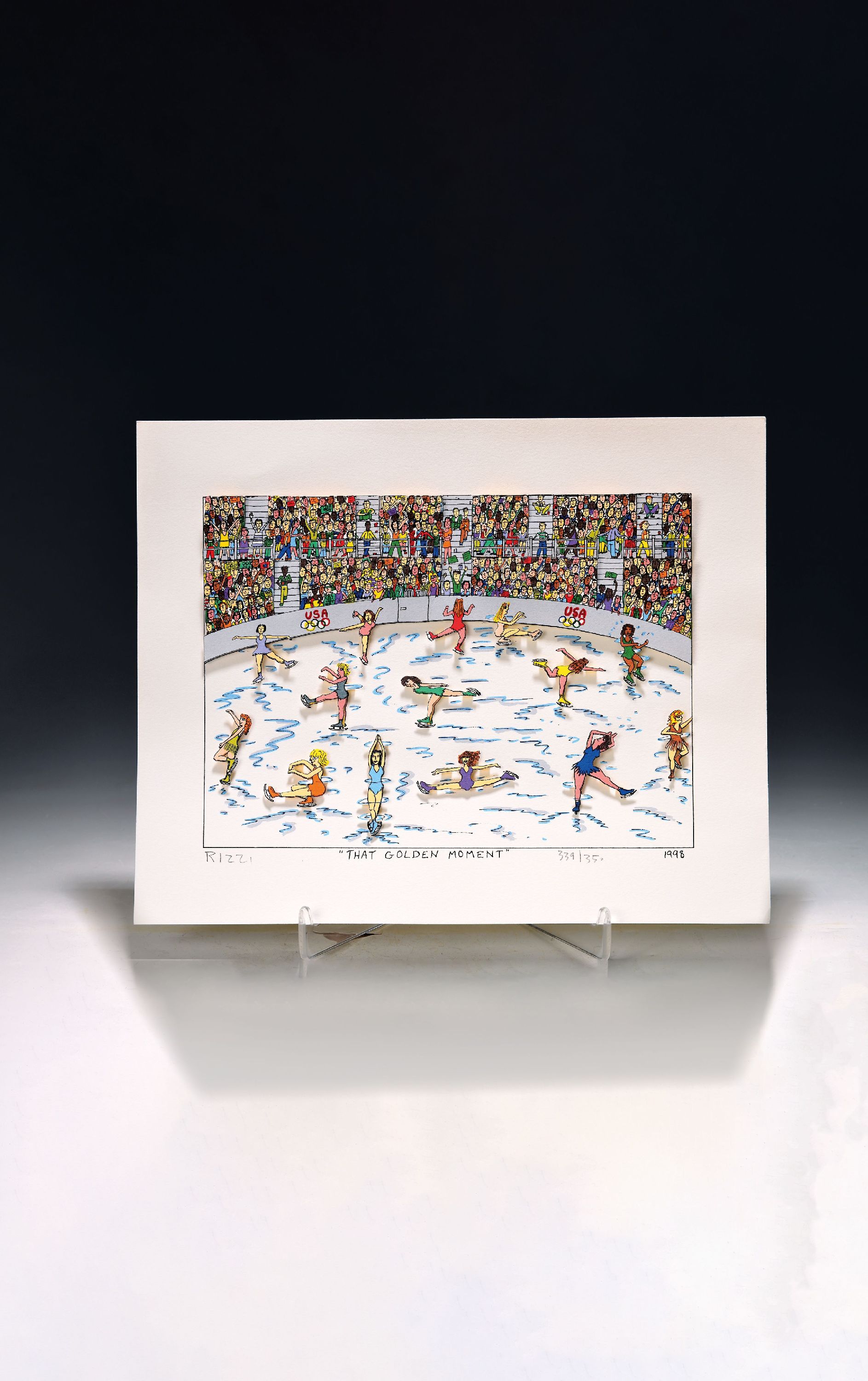 Image 27126118 - James Rizzi, 1950 Brooklyn New York - 2011, ´ That Golden Moment´, 3D-Konstruktion ...