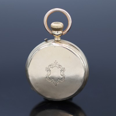 27126132a - Offene Taschenuhr in GG 585/000, Schweiz um 1905, Geh. dell., guill. Rückdeckel m. ...