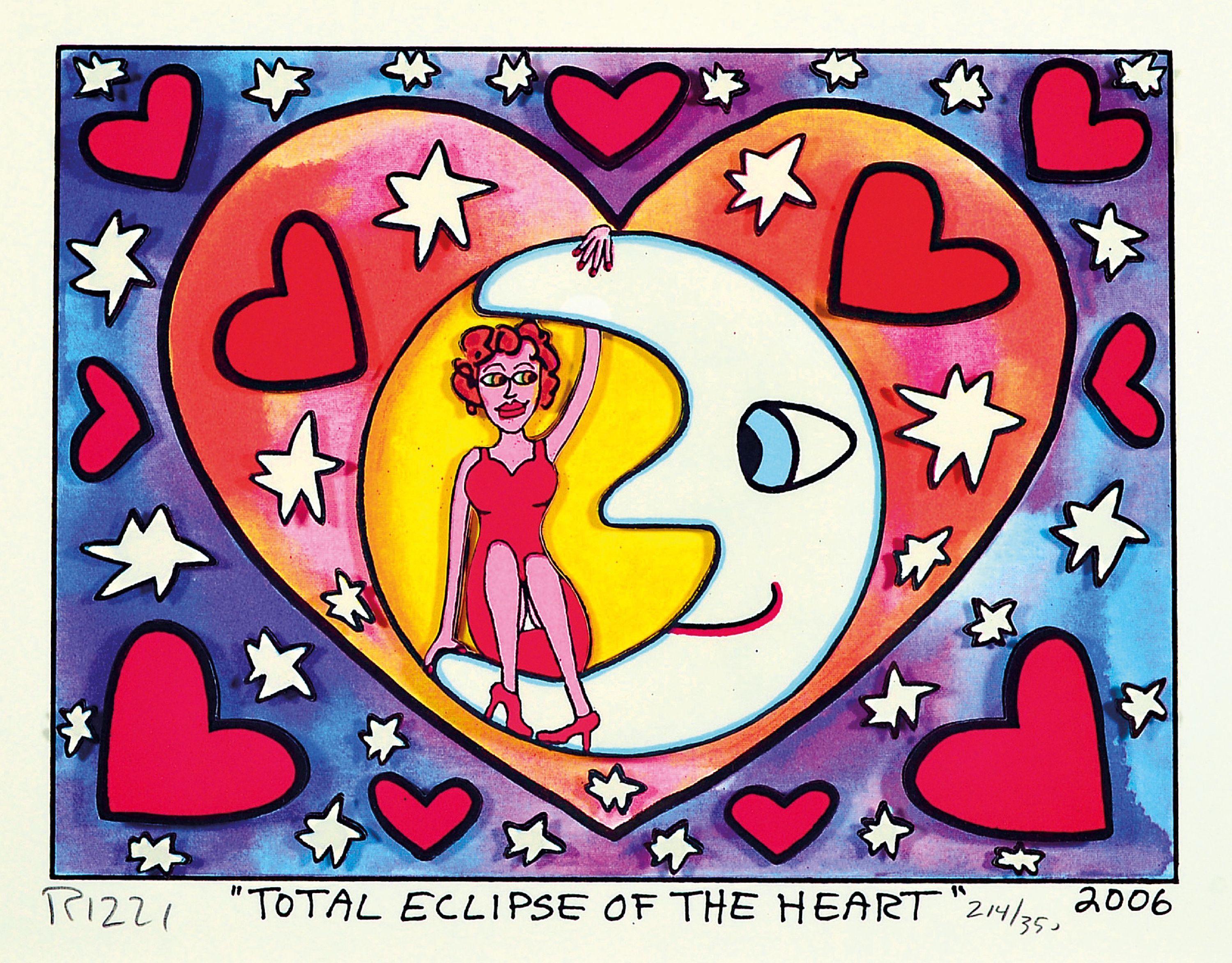 Image 27126236 - James Rizzi, 1950 Brooklyn New York - 2011, 3D-Konstruktion, ´Total Eclipse Of The ...