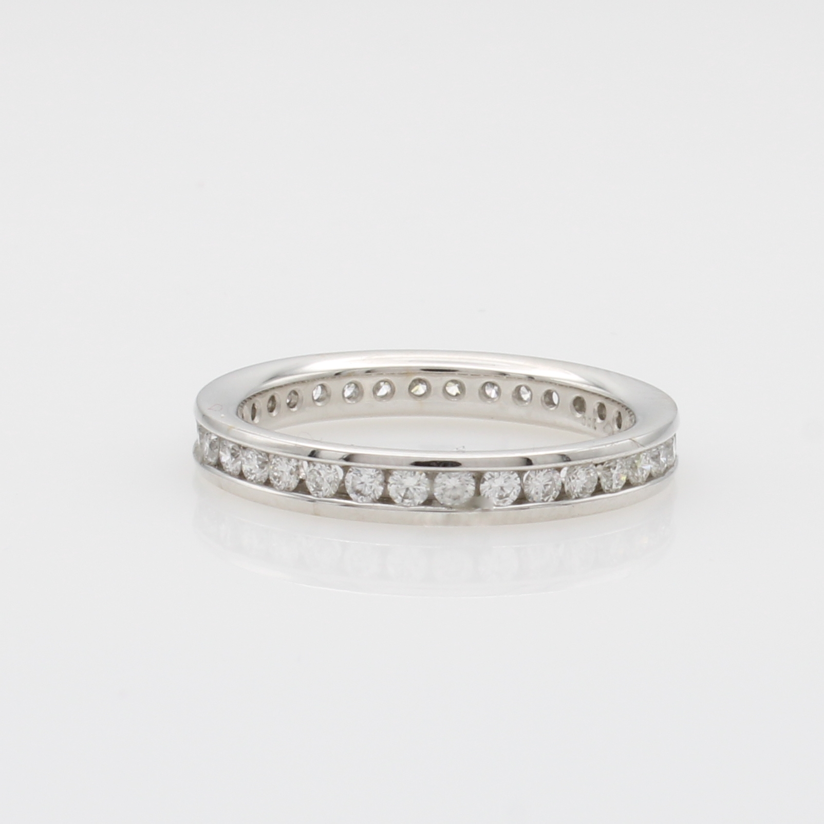 Image 27126247 - Memoryring mit Brillanten, WG 750/000, 34 Brill. zus. ca. 0.85 ct feines Weiß/si, RW ...
