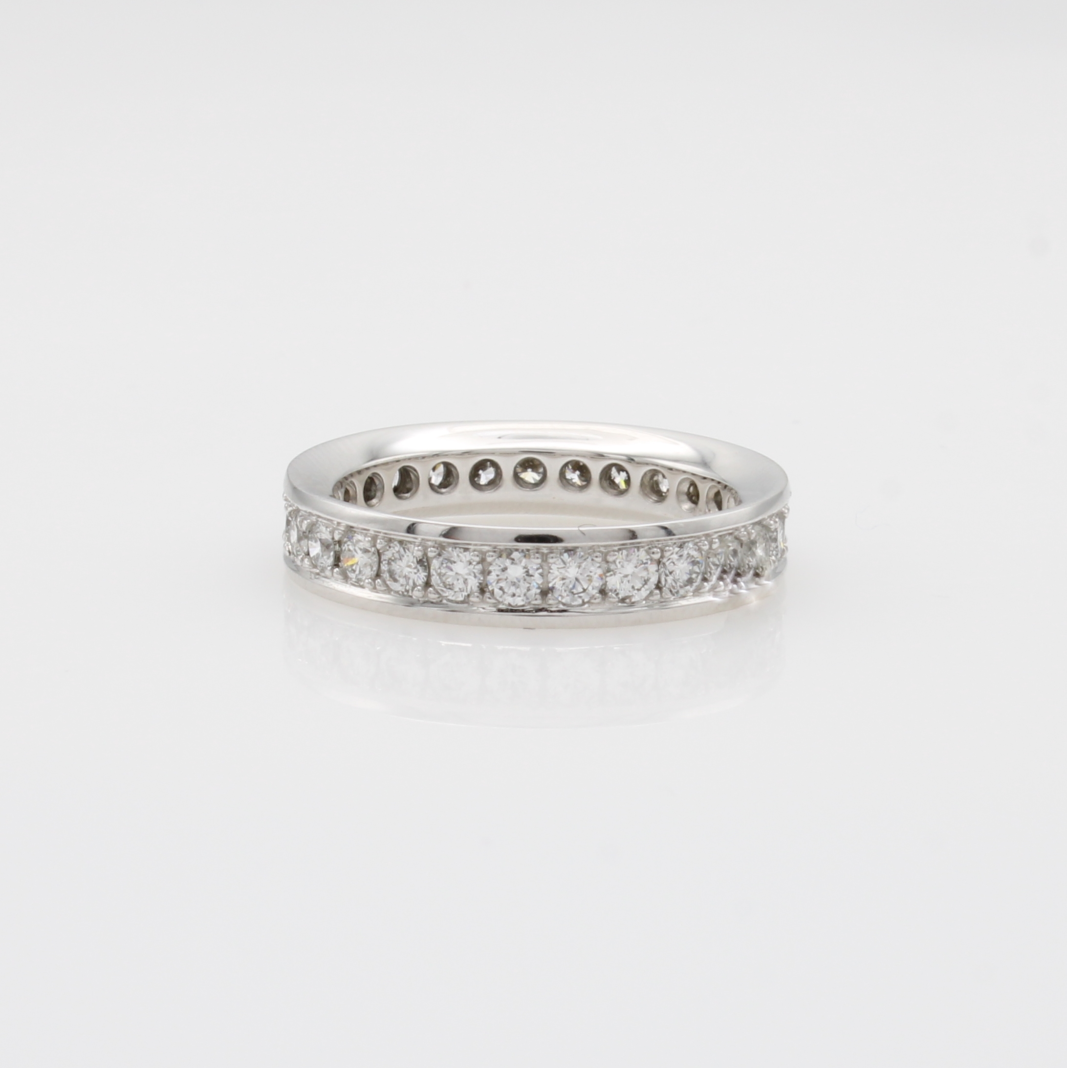 Image 27126248 - Memoryring mit Brillanten, WG 750/000, 28 Brill. zus. ca. 1.12 ct feines Weiß/si, RW ...