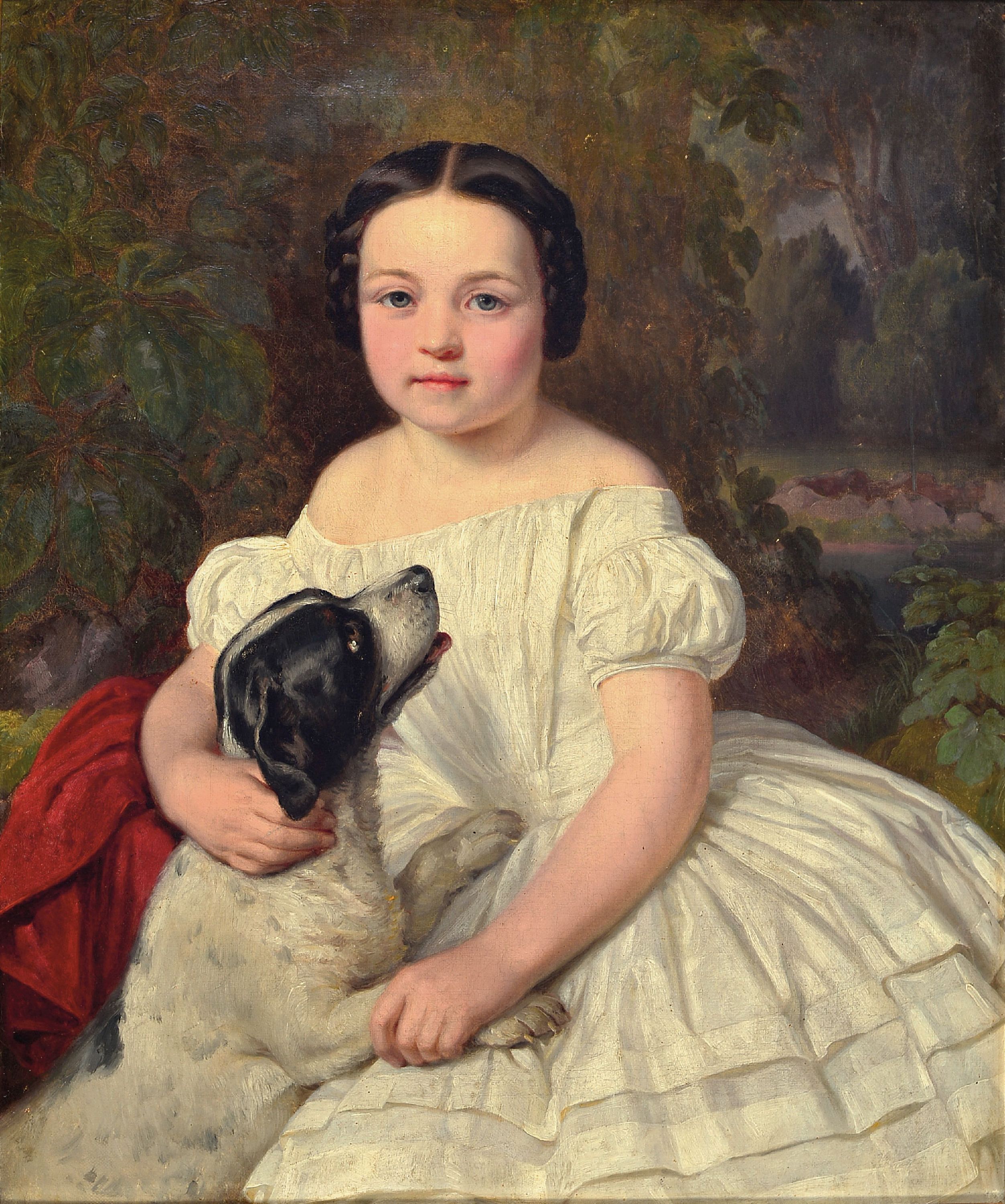 Image 27126257 - Joseph Hartmann, 1812 Lütter/Rhön-1885 Darmstadt, Freifrau Fanny von Lersner im Alter ...