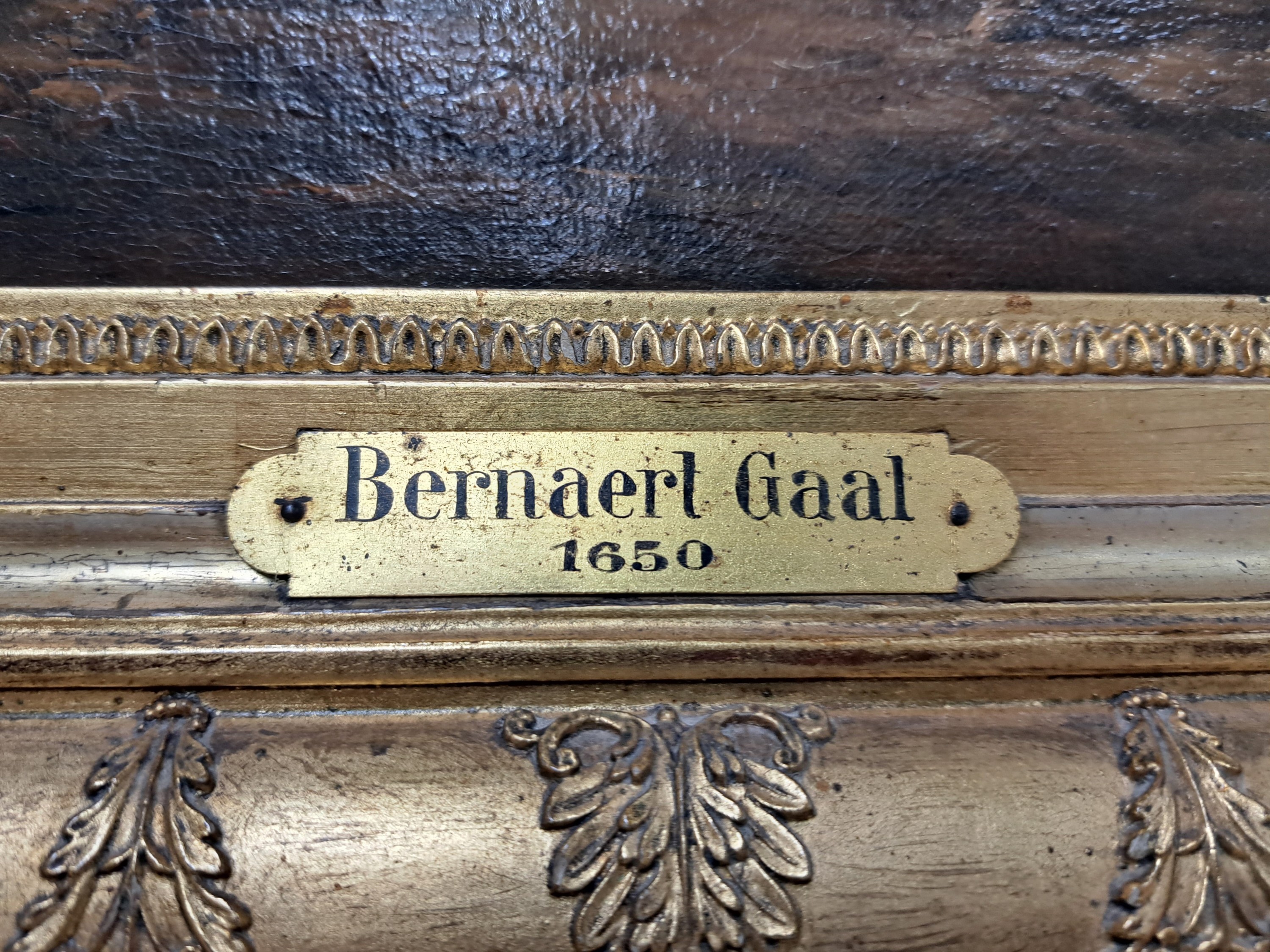 Detail c: Barend Gael, 1630 Haarlem-1698 Amsterdam, vielfigurige Schlachtenszene, Öl/ Lwd, Lwd, rechts unten sign. B.Gael, ca. 41x54cm, R. ca. 58x71cm, Rahmen ...