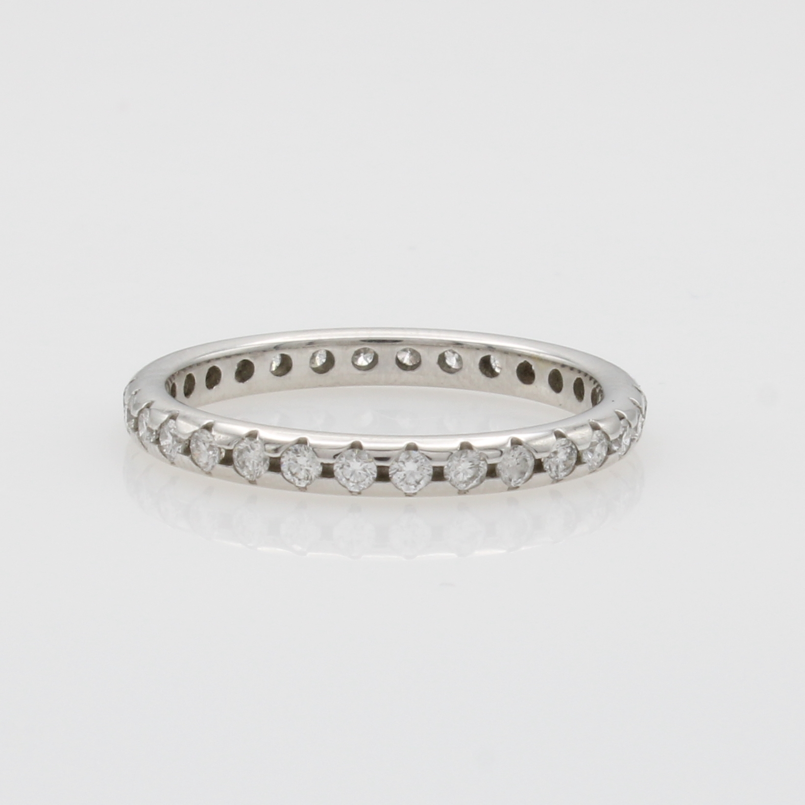 Image 27126269 - Memoryring mit Brillanten, WG 585/000, 30 Brill. zus. ca. 0.60 ct Weiß/si, RW ca. 54 ...