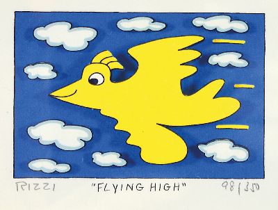 Image James Rizzi, 1950 Brooklyn New York - 2011, 3Dconstruction, #´Flying High#´, num. 98/350, ...