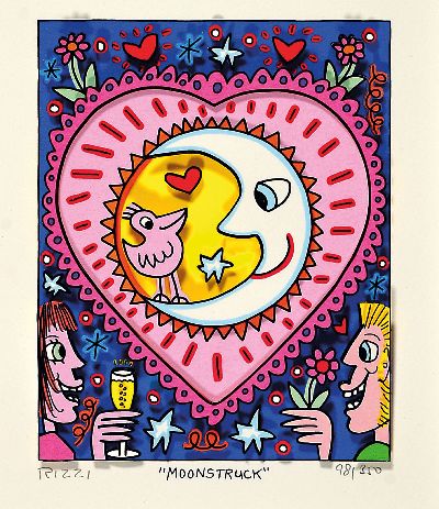 Image James Rizzi, 1950 Brooklyn New York - 2011, 3D construction, #´Moonstruck#´, hand ...