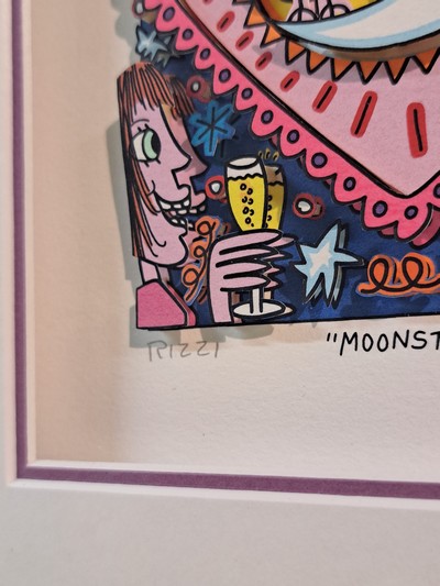 27126230l - James Rizzi, 1950 Brooklyn New York - 2011, 3D-Konstruktion, ´Moonstruck´, handsigniert, ...