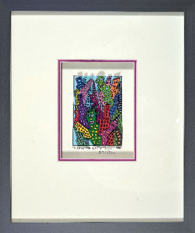 27126233k - James Rizzi 1950 Brooklyn New York - 2011, 3D-Konstruktion, ´Growing City´, num.287/350, ...