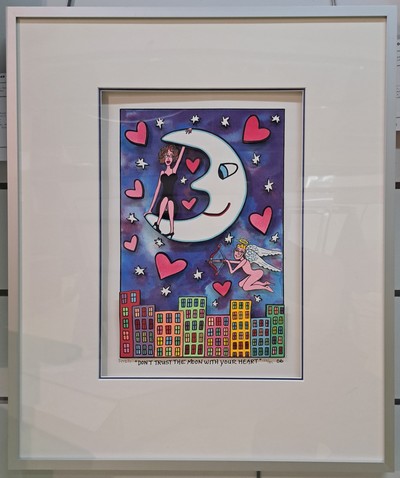 27126238a - James Rizzi, 1950 Brooklyn New York - 2011, große 3D-Konstruktion, ´Don´t Trust The ...