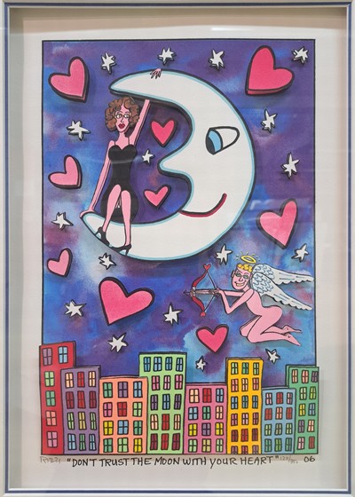 27126238b - James Rizzi, 1950 Brooklyn New York - 2011, große 3D-Konstruktion, ´Don´t Trust The ...
