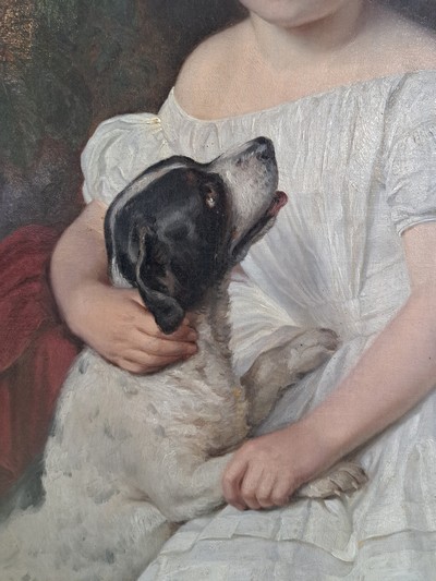 27126257d - Joseph Hartmann, 1812 Lütter/Rhön-1885 Darmstadt, Freifrau Fanny von Lersner im Alter ...