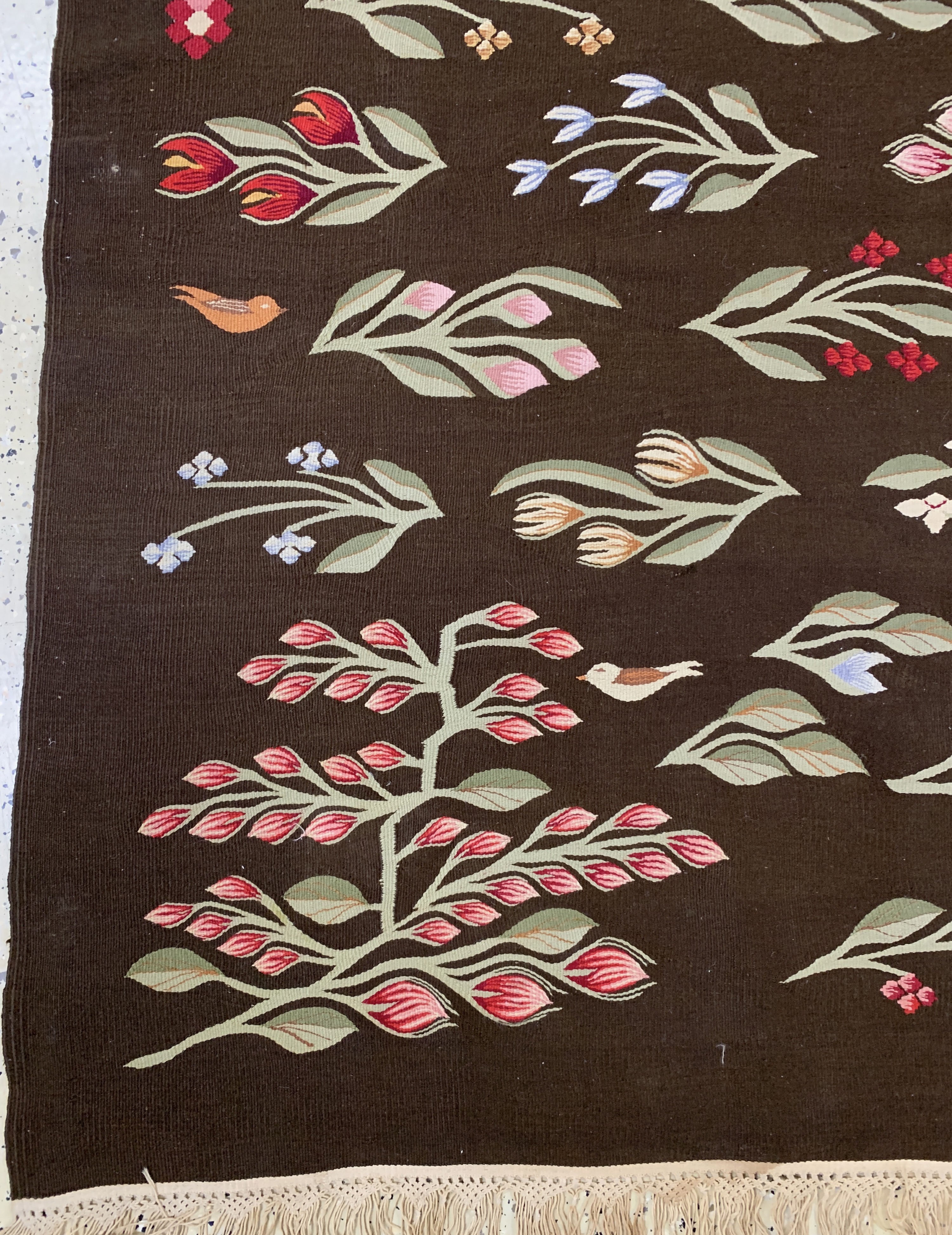Detail b: "Bessarabian"Kelim, Balkan, Mitte 20.Jhd, Wolle auf Baumwolle, ca. 295 x 200 cm, EHZ: 1-2