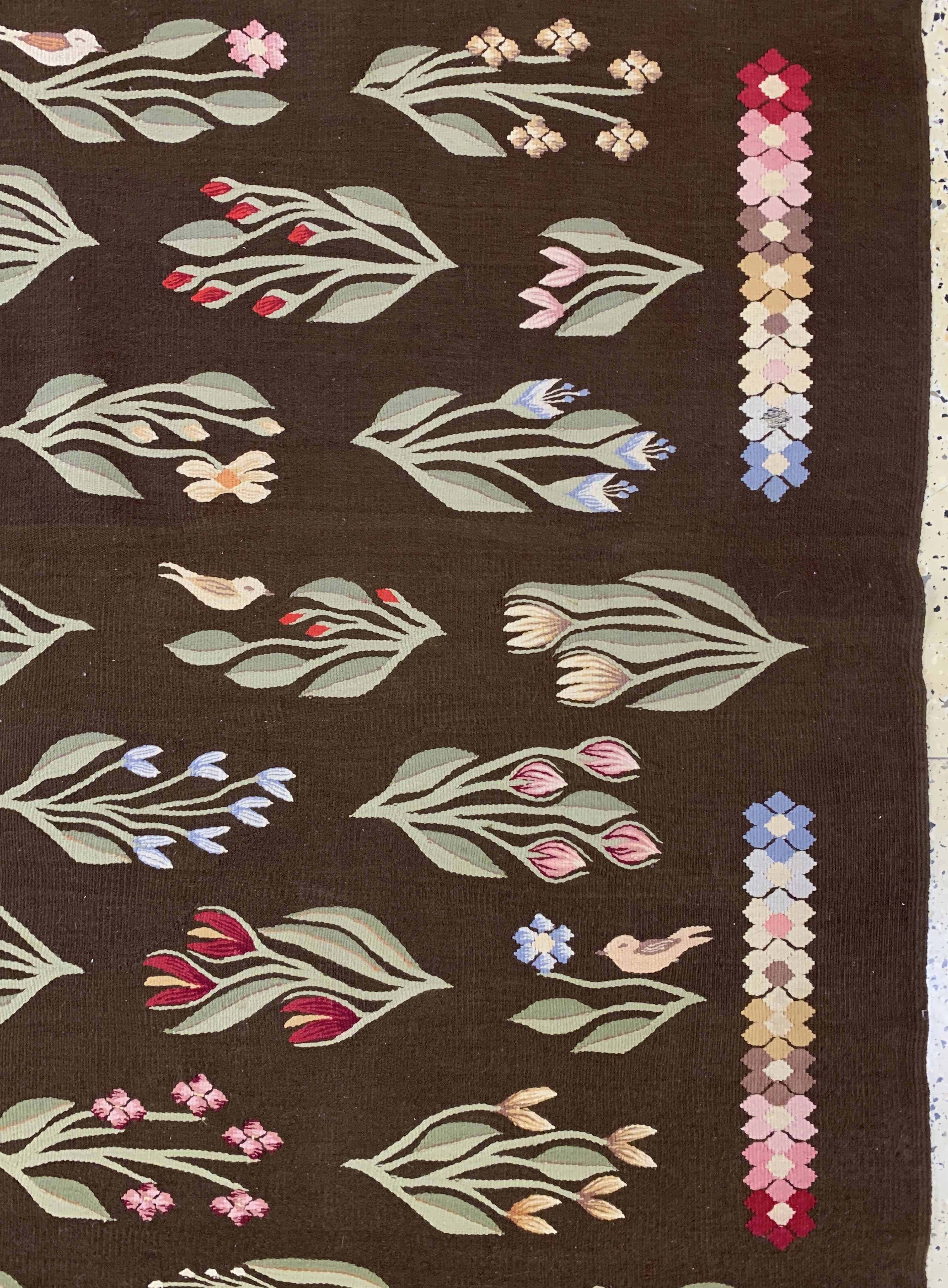 Detail d: "Bessarabian"Kelim, Balkan, Mitte 20.Jhd, Wolle auf Baumwolle, ca. 295 x 200 cm, EHZ: 1-2