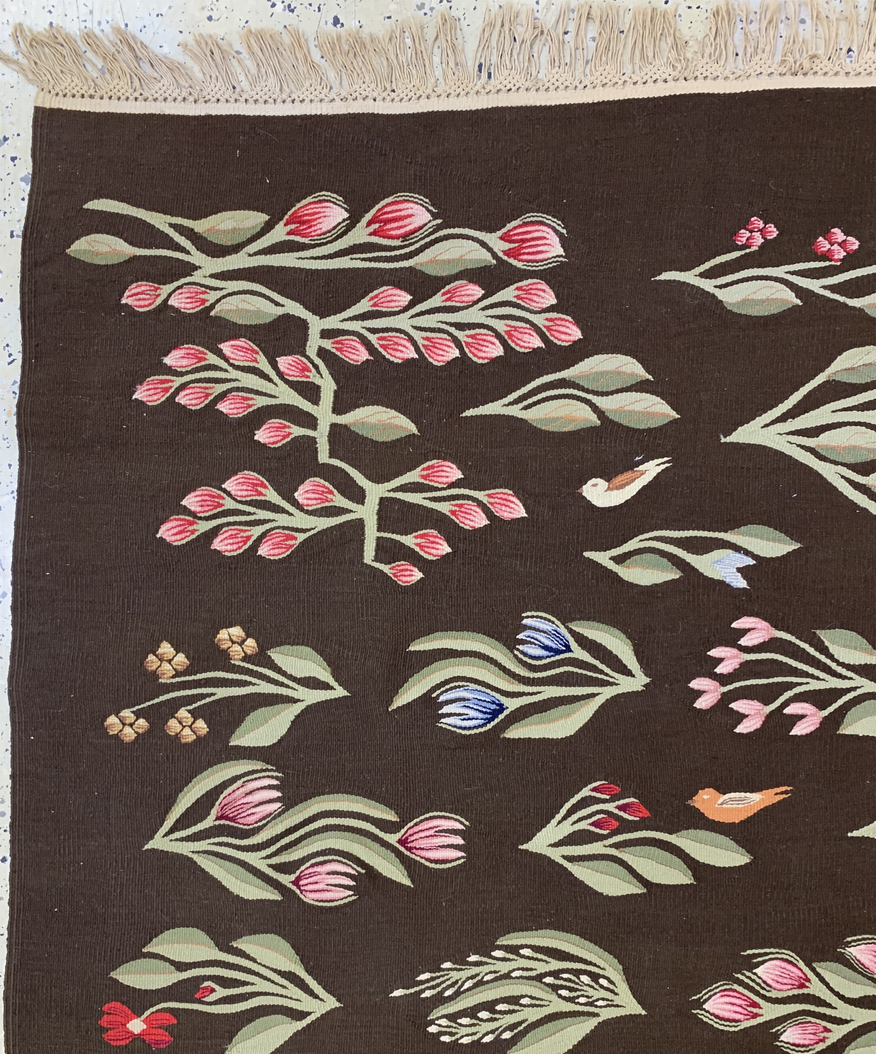 Detail e: "Bessarabian"Kelim, Balkan, Mitte 20.Jhd, Wolle auf Baumwolle, ca. 295 x 200 cm, EHZ: 1-2