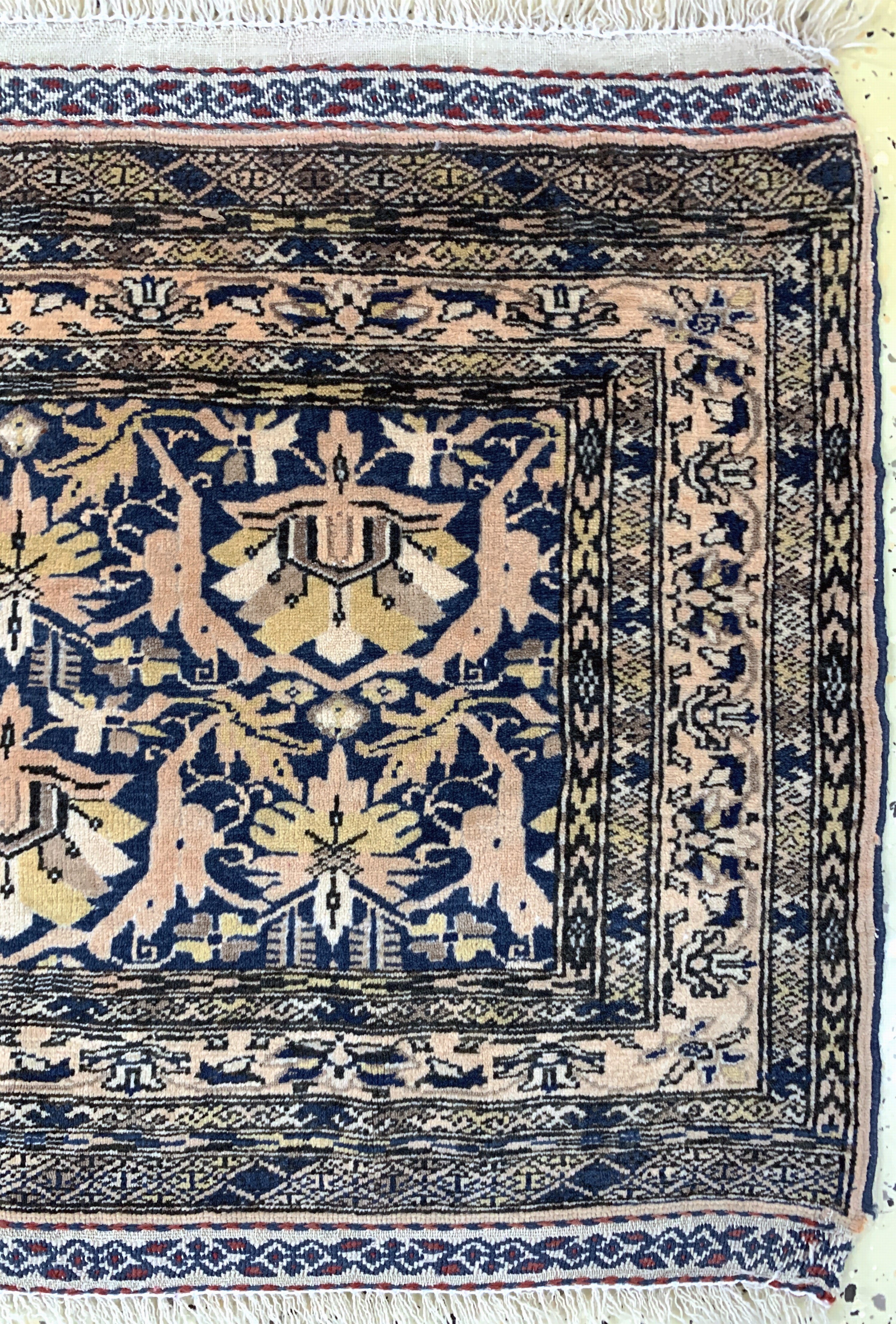 Detail a: Mauri fein alt, Afghanistan, Anfang 20.Jhd,Wolle auf Wolle, ca. 76 x 46 cm, EHZ: 2