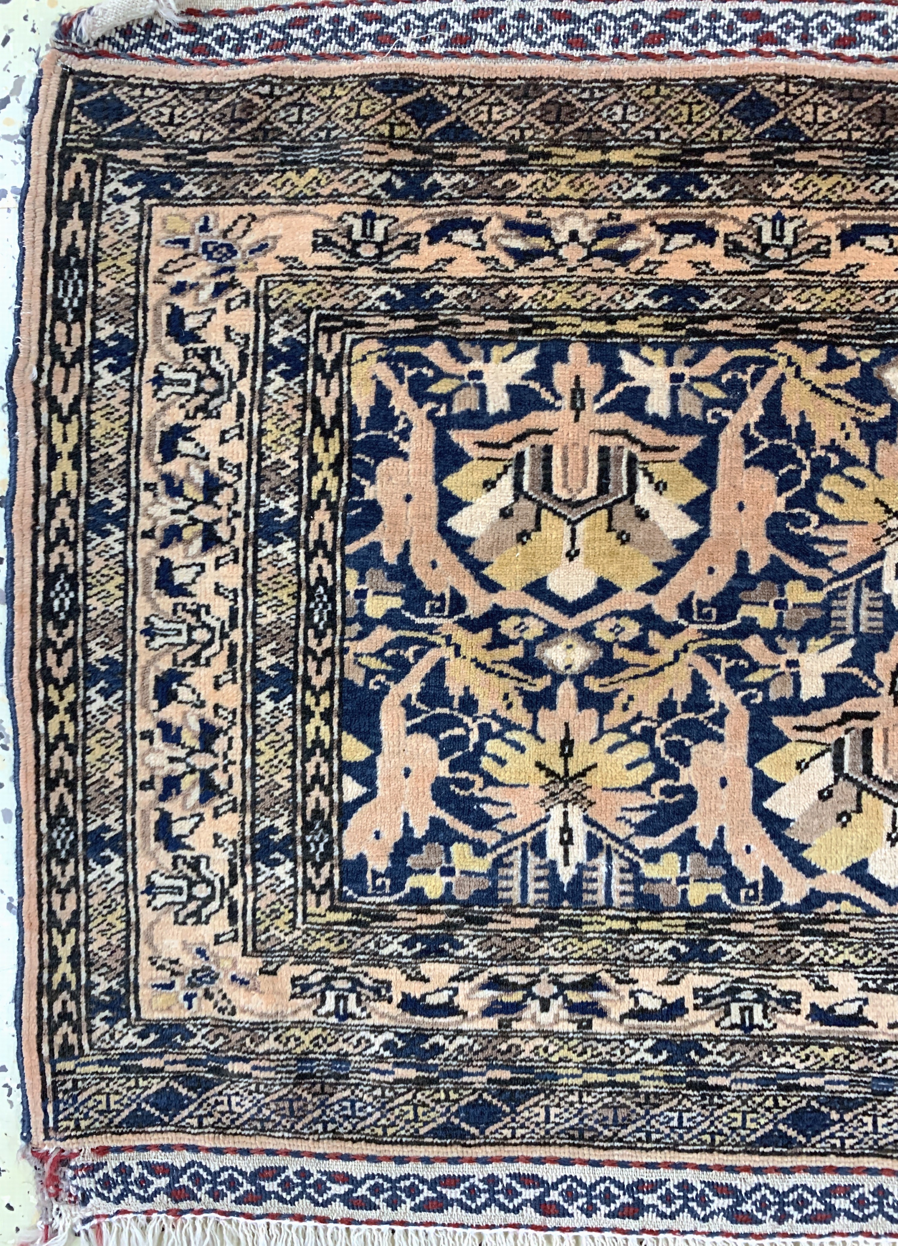 Detail b: Mauri fein alt, Afghanistan, Anfang 20.Jhd,Wolle auf Wolle, ca. 76 x 46 cm, EHZ: 2