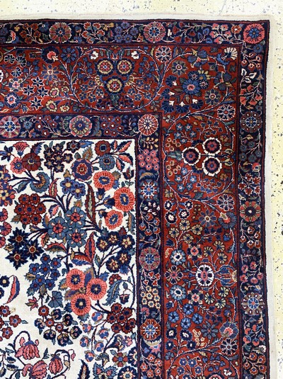 27126563i - Yazd Kork fein, Persien, Anfang 20.Jhd, Korkwolle auf Baumwolle, ca. 367 x 267 cm, EHZ: ...