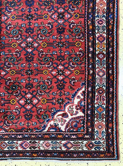 27126565a - Hosseinabad, Persien, Mitte 20.Jhd, Wolle auf Baumwolle, ca. 395 x 165 cm, EHZ: ...