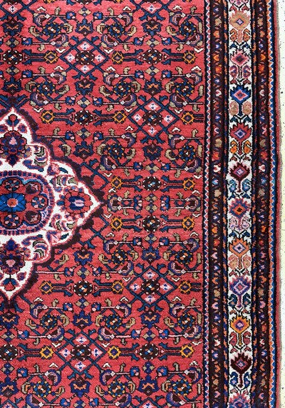 27126565d - Hosseinabad, Persien, Mitte 20.Jhd, Wolle auf Baumwolle, ca. 395 x 165 cm, EHZ: ...