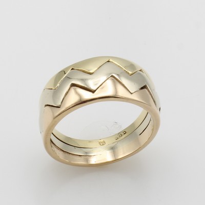 Image Ring, GG/WG/RoseG/ 585/000, massive Verar- beitung, RW ca. 50