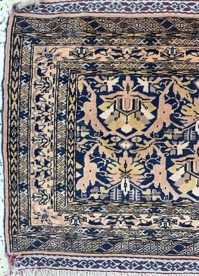 27126584b - Mauri fine old, Afghanistan, early 20th century, wool on wool, approx. 76 x 46 cm, ...