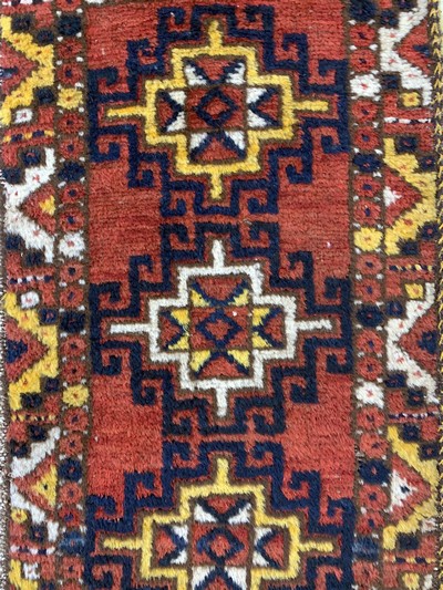 27126585b - Karakalpak´Napramatsch´antik, Kirgisistan, um 1900, Wolle auf Wolle, ca. 116 x 42 cm, ...