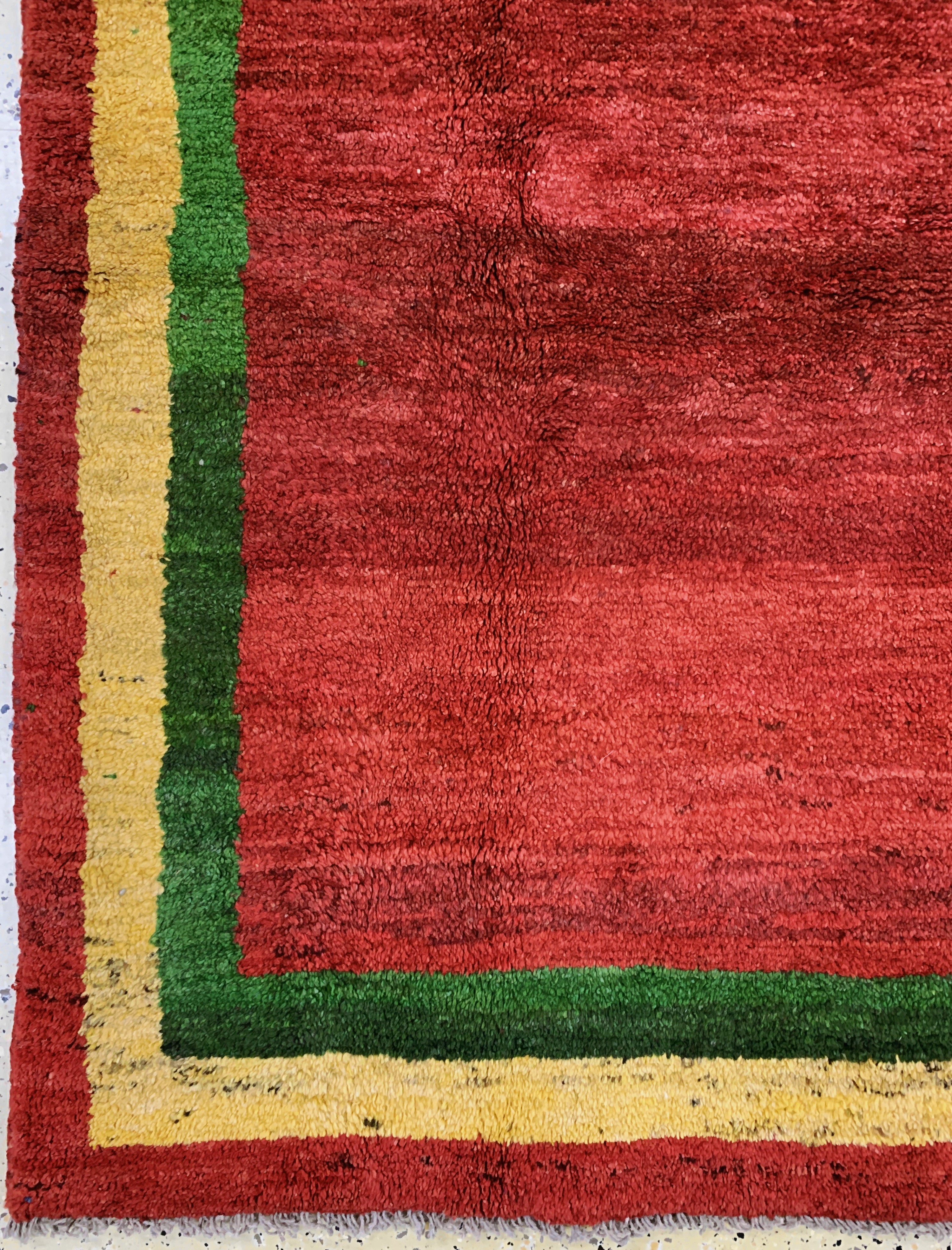 Detail b: Gabbeh, Persien, Mitte 20.Jhd., Wolle auf Wolle, ca. 205 x 200 cm, EHZ: 2