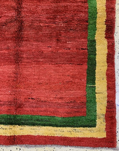 27126983a - Gabbeh, Persien, Mitte 20.Jhd., Wolle auf Wolle, ca. 205 x 200 cm, EHZ: 2 Schätzpreis: ...
