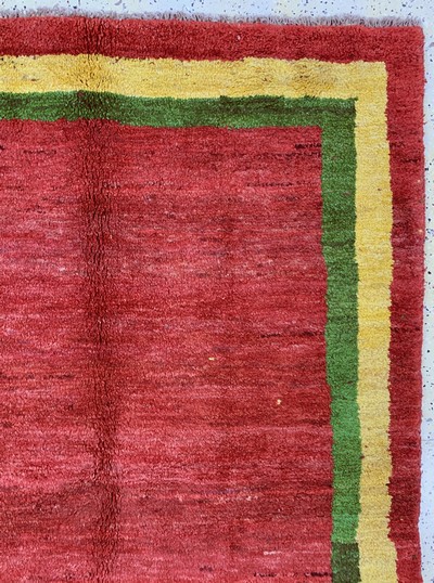27126983d - Gabbeh, Persien, Mitte 20.Jhd., Wolle auf Wolle, ca. 205 x 200 cm, EHZ: 2 Schätzpreis: ...