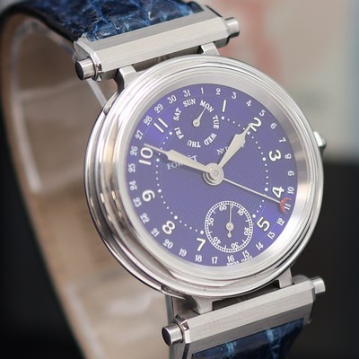 27127020c - FORGET Classic D Chronometer Herrenarmbanduhr Nr. D 174 mit Tag und Datum, Automatik, ...